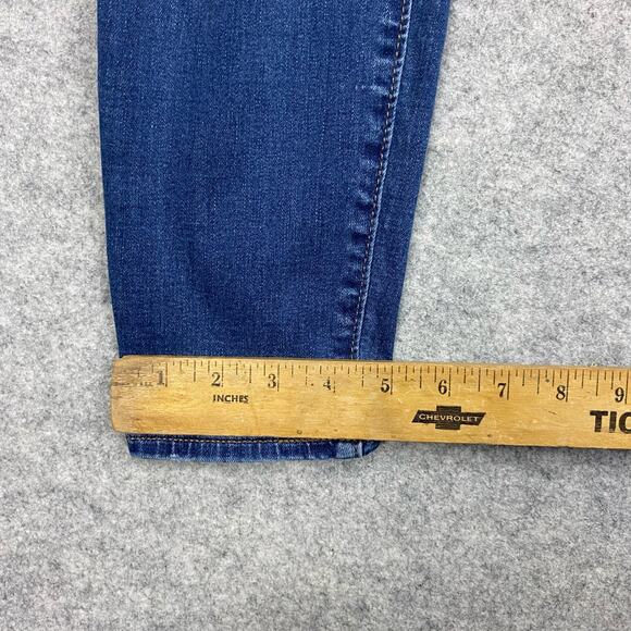 Old Navy jeans Womens 16 30/27 Rockstar distressed faded elasticwaste biker punk - Picture 8 of 11